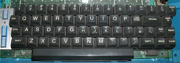 ADM-3A terminal keyboard