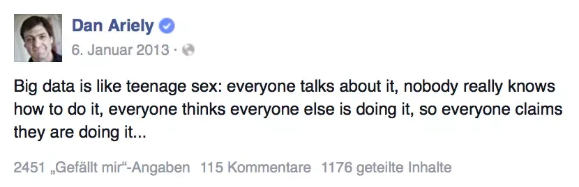 Big data is like teenage sex